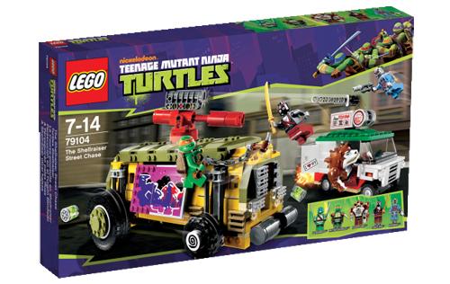 LEGO® Tortues Ninja 79104 La Coursepoursuite en Shellraiser
